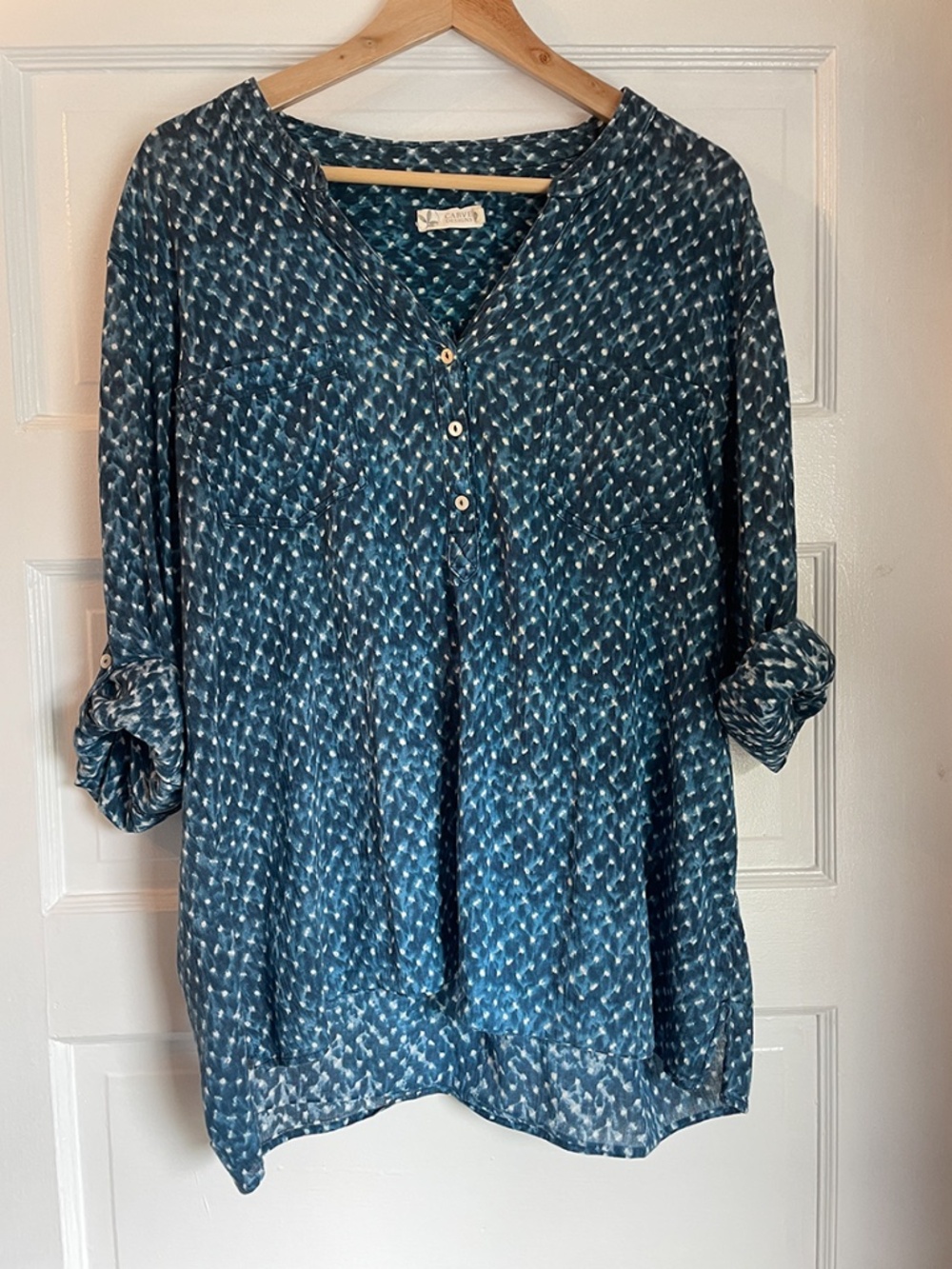 CARVE DESIGNS print blouse - Size XL - Picture 2 of 5